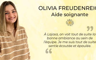 Olivia Freudenreich, nouvelle arrivée à Lajosa
