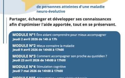 Formation des aidants : encore quelques places