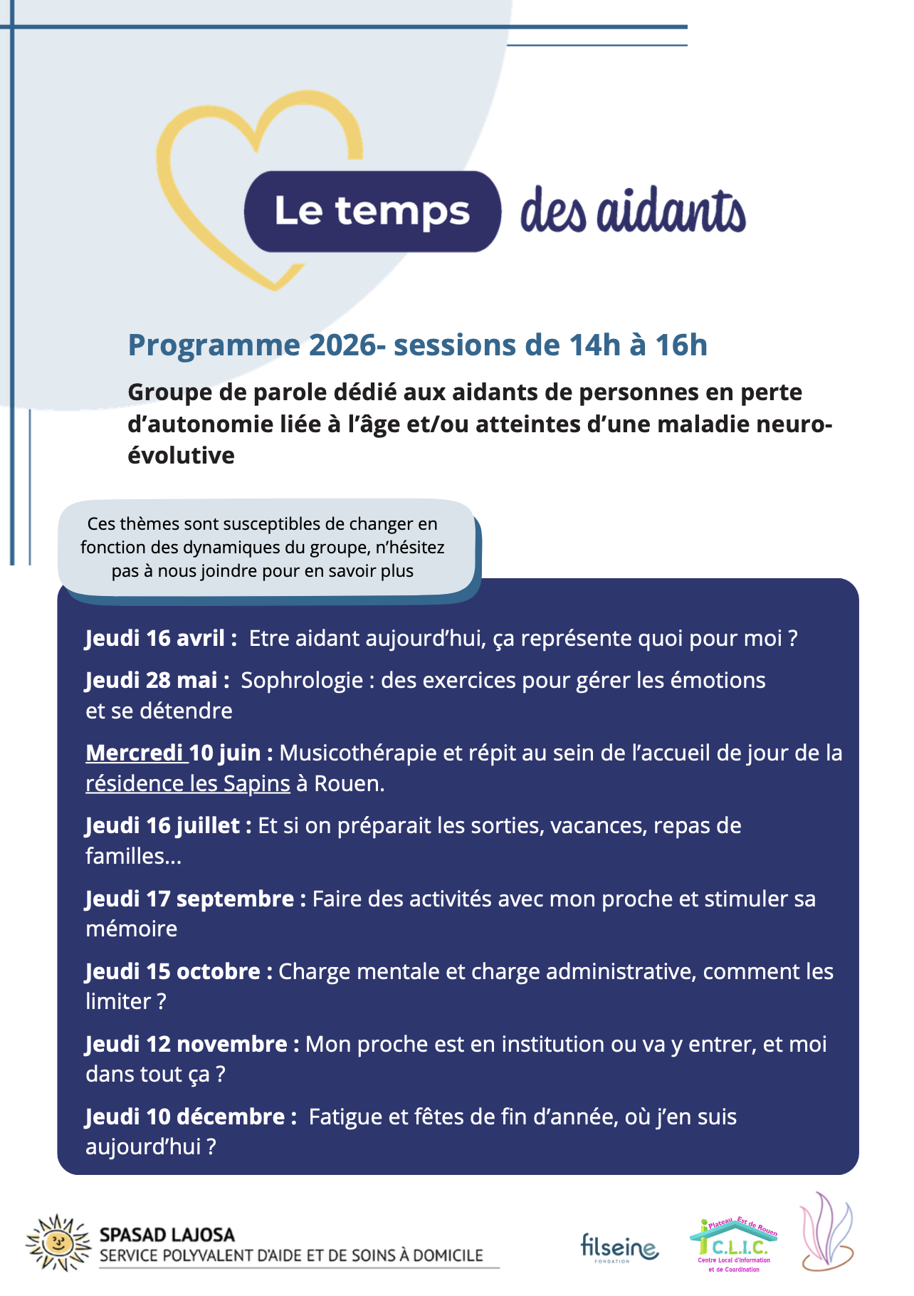 Groupe de parole aidants