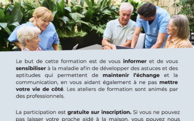 Nouvelle session de Formation des Aidants