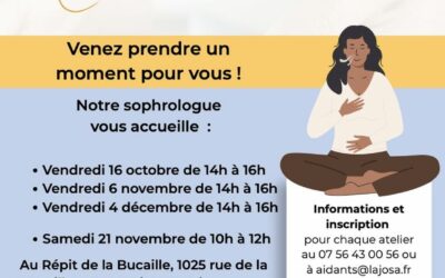 Il reste des places dans nos ateliers pour les aidants